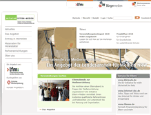 Tablet Screenshot of elternundmedien.de